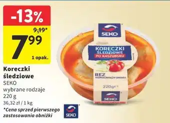 Intermarche Koreczki śledziowe SEKO oferta