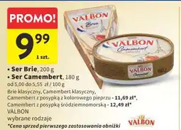 Intermarche Ser Brie 200g / Ser Camembert 180g Valbon oferta