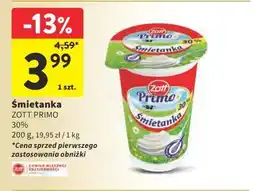Intermarche Śmietanka Zott Primo 30% 200g oferta