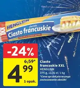 Intermarche Ciasto francuskie XXL HENGLEIN oferta