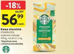 Intermarche Kawa ziarnista Starbucks Espresso Roast oferta
