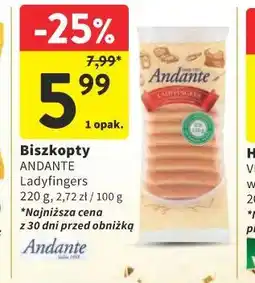 Intermarche Biszkopty Andante Ladyfingers oferta