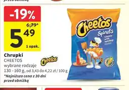 Intermarche Chrupki CHEETOS Spirals oferta