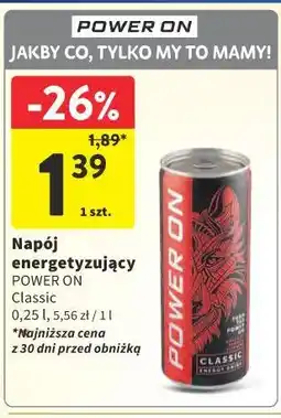 Intermarche Power On Classic Napój Energetyzujący oferta