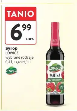Intermarche Łowicz Syrop Malina 0,4L oferta
