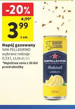 Intermarche Napój gazowany SAN PELLEGRINO (0.33L) oferta