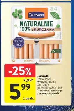 Intermarche Parówki Tarczyński oferta