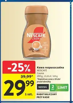 Intermarche Nescafé Crema Kawa rozpuszczalna oferta