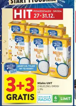 Intermarche Mleko UHT Z Mlecznej Drogi 1,5% 1 l oferta