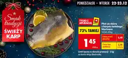 Biedronka Płat ze skórą z karpia świeżego Marinero oferta