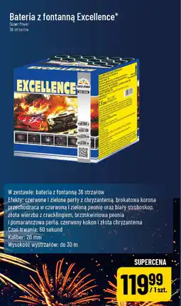 Polomarket Bateria z fontanną Excellence Super Power oferta