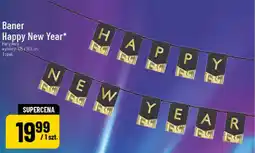 Polomarket Baner Happy New Year Party Deco oferta