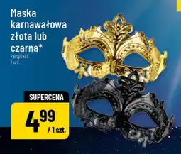 Polomarket Maska karnawałowa złota lub czarna Party Deco oferta