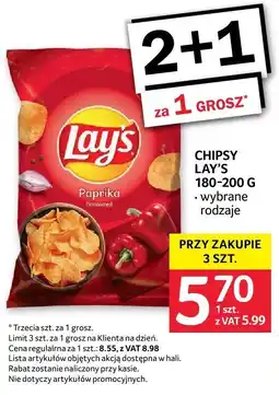 Selgros Chipsy Lay's 180-200 g wybrane rodzaje oferta