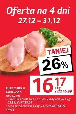 Selgros Filet z piersi kurczaka ok. 1.3 kg oferta