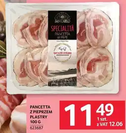 Selgros Pancetta z pieprzem plastry 100 g oferta
