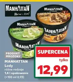 Kaufland Lody Manhattan różne rodzaje oferta