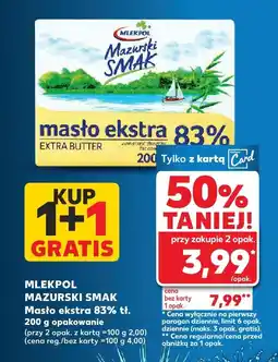 Kaufland Masło ekstra 83% tł oferta