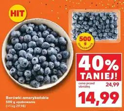 Kaufland Borówki amerykańskie opakowanie oferta