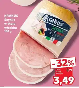 Kaufland Szynka w stylu włoskim oferta