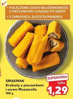 Kaufland Krokiety z pieczarkami i serem Mozzarella oferta