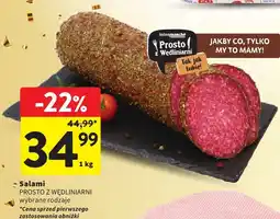 Intermarche Salami PROSTO Z WĘDLINIARNI oferta