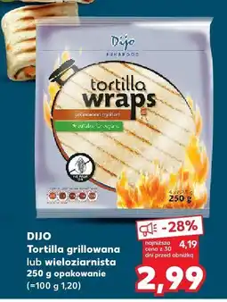 Kaufland Tortilla grillowana lub wieloziarnista oferta