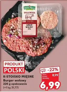 Kaufland Burger wołowy oferta
