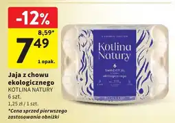 Intermarche Jaja z chowu ekologicznego KOTLINA NATURY oferta