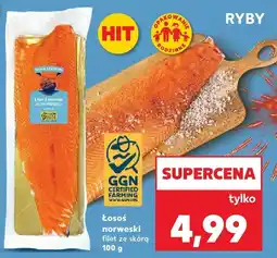 Kaufland Łosoś norweski filet ze skórą oferta