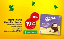 Żabka Bombonierka Milka Alpejskie Mleczko waniliowe oferta