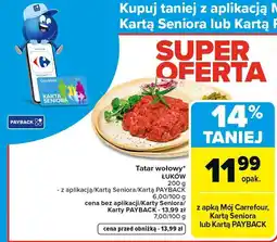 Carrefour Market Mięso tatar wołowy ŁUKÓW oferta