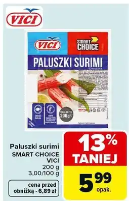 Carrefour Market Paluszki surimi SMART CHOICE VICI oferta