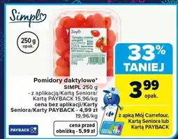Carrefour Pomidory daktylowe Simpl oferta