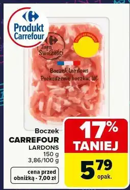 Carrefour Market Boczek lardons Carrefour oferta