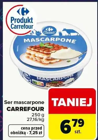 Ser mascarpone CARREFOUR