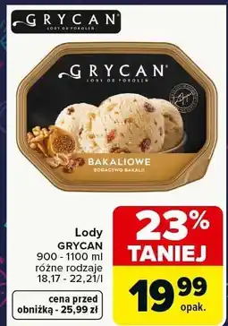 Carrefour Lody GRYCAN różne rodzaje oferta