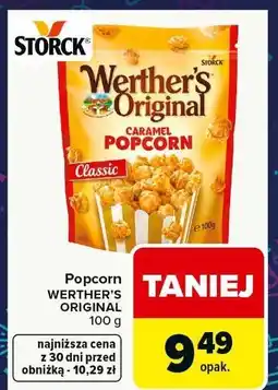 Carrefour Popcorn Werther's Original Classic oferta