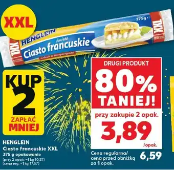 Ciasto francuskie Henglein