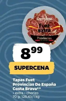 Netto Tapas Fuet Provincias De España Costa Brava oferta