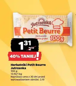 Netto Herbatniki Petit Beurre Jutrzenka oferta