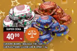 bi1 Cukierki wawel: malaga, tiki-taki lub kasztanki oferta