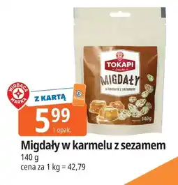 E.Leclerc Migdały w karmelu z sezamem Tokapi oferta