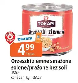 E.Leclerc Orzeszki ziemne smażone solone/prażone bez soli Tokapi oferta