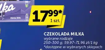 Czekolada Milka wybrane rodzaje