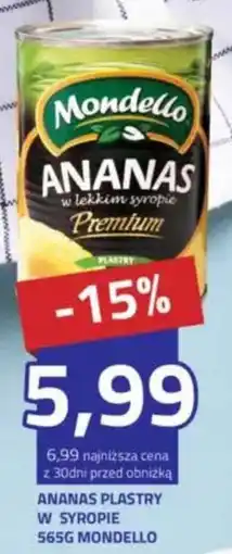 Hildebrandt Ananas plastry w syropie mondello oferta