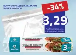 Hildebrandt Rękaw do pieczenia z klipsami gratka 3mx29cm oferta