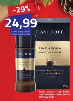 Hildebrandt Kawa davidoff fine aroma rozpuszczalna słoik i mielona oferta