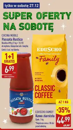 ALDI Kawa ziarnista EDUSCHO FAMILY Classic Coffee oferta