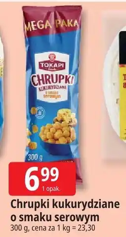 E.Leclerc Chrupki kukurydziane o smaku serowym Tokapi oferta